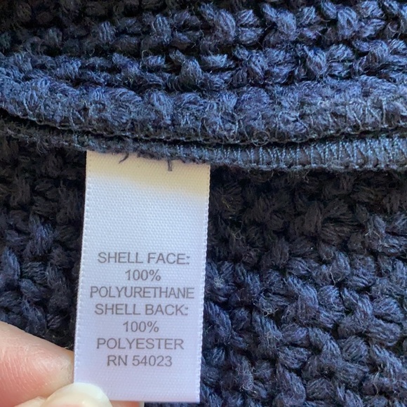 Piperlime Collection Woman’s Faux Leather Jacket Navy Color Size XS - Picture 5 of 13